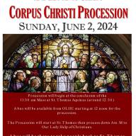 Corpus Christi Procession - June 2